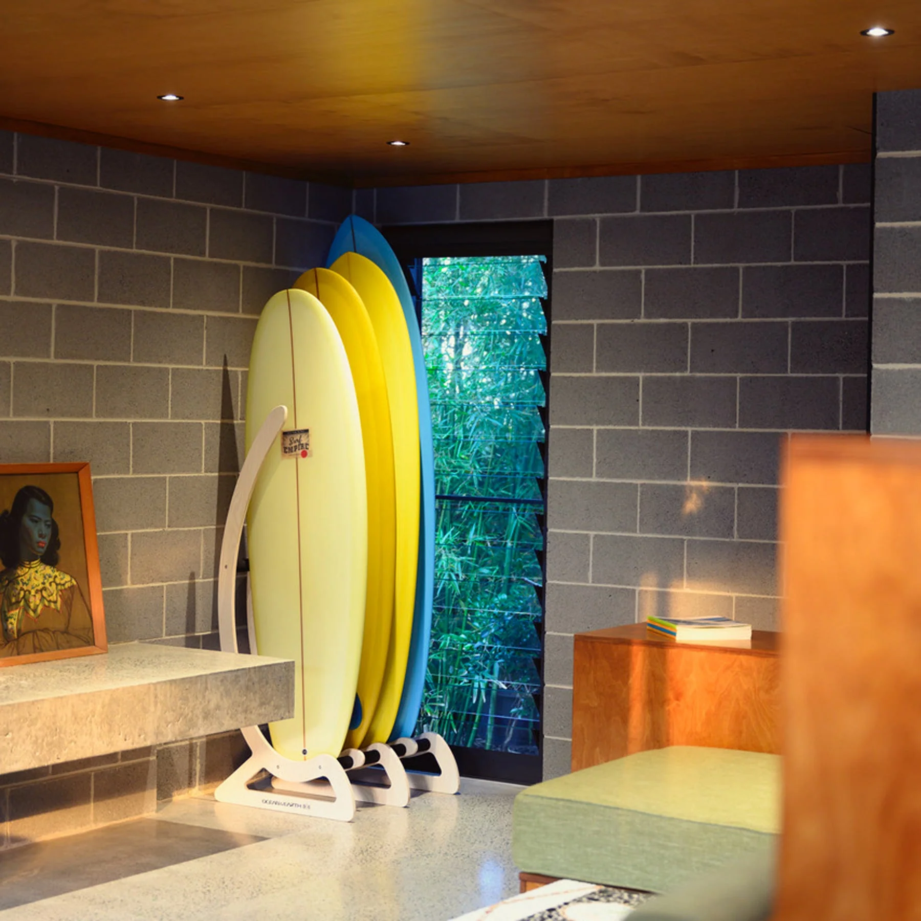Ocean & Earth Timber Free Standing Rack Förvaring för Surfbrädor - 6