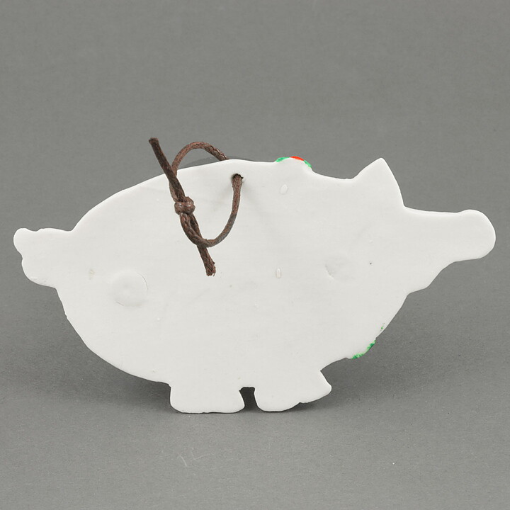Stig Lindberg (1970) Gingerbread Pig Wall Plaque 11 cm (Rare Color)