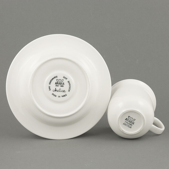 Inkeri Leivo (Arctica 1979) White Rounded Coffee Cup 9 cm  [Sample Images]