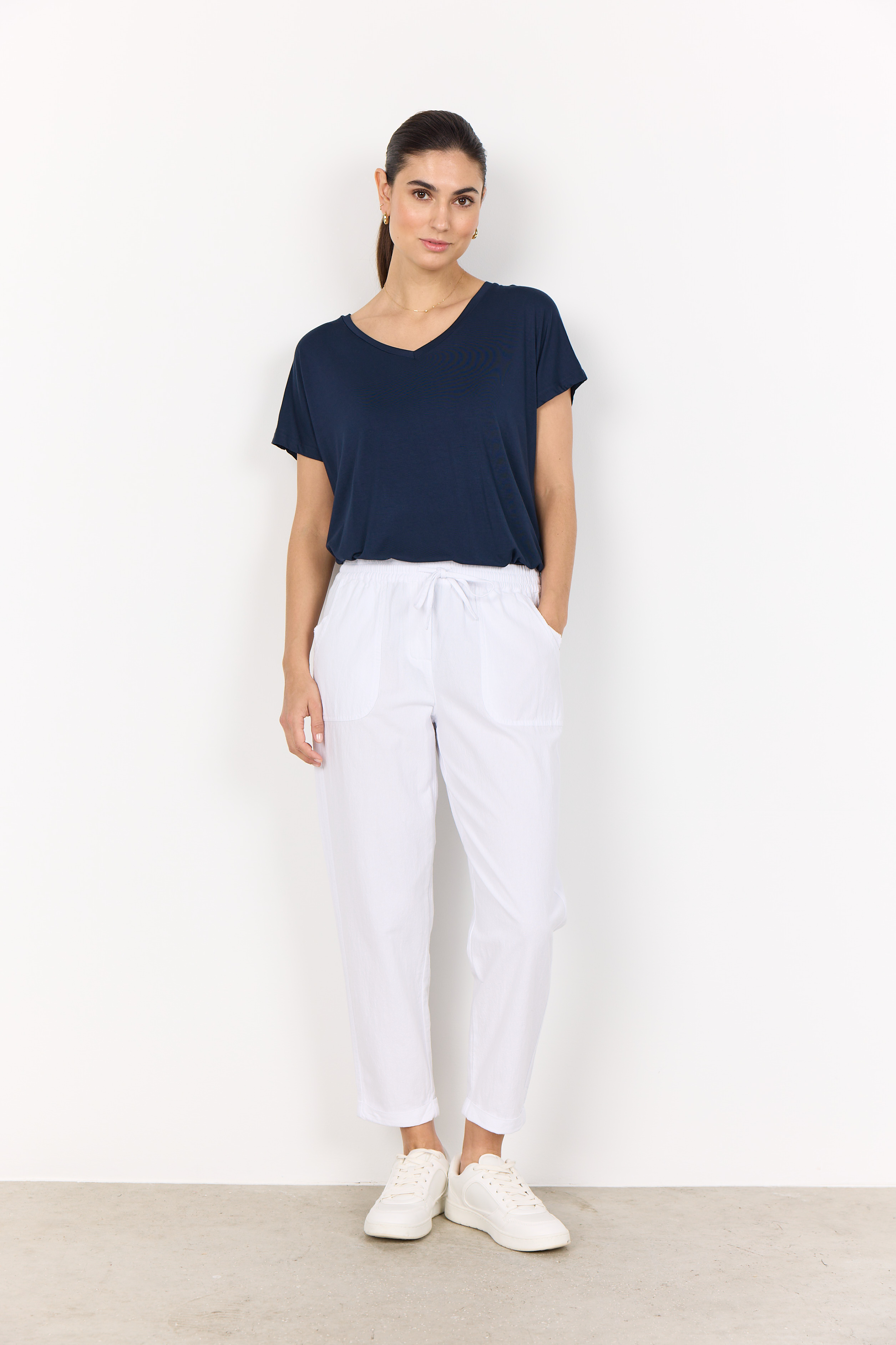  SC-Cissie 10-C Vit Bomullsbyxa