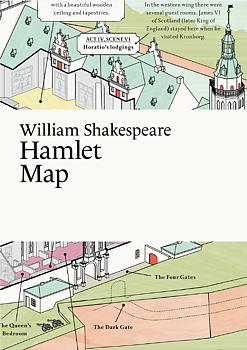 Literary Maps : William Shakespeare Hamlet - Litterär karta för din läsning!