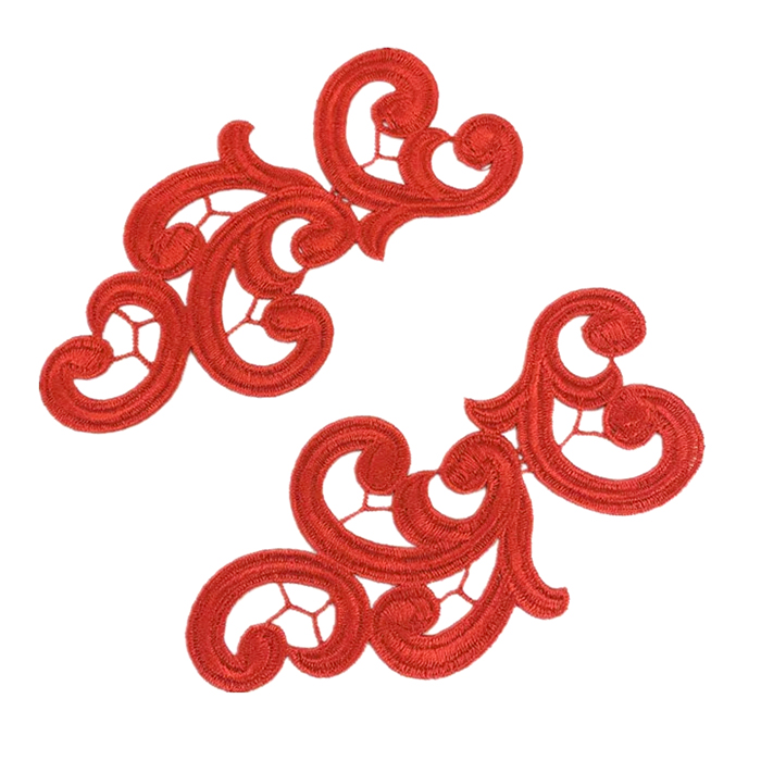 SPETSORNAMENT - Röd - 2