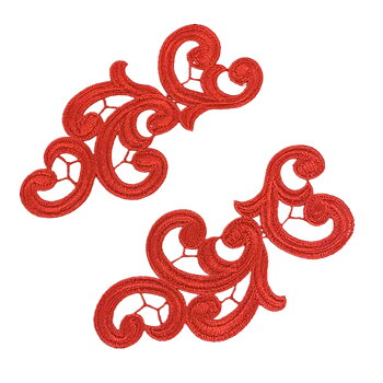 SPETSORNAMENT - Röd