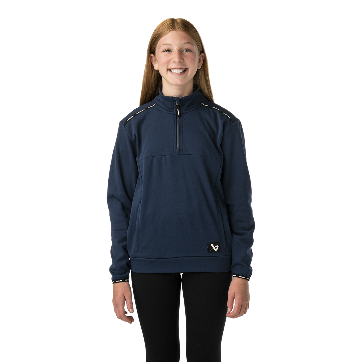 Bauer Team Fleece 1/2 Zip Top Jr S26 - 3