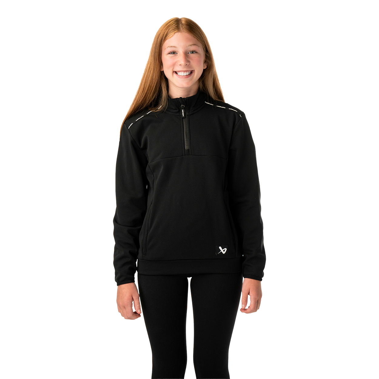 Bauer Team Fleece 1/2 Zip Top Jr S26 - 2
