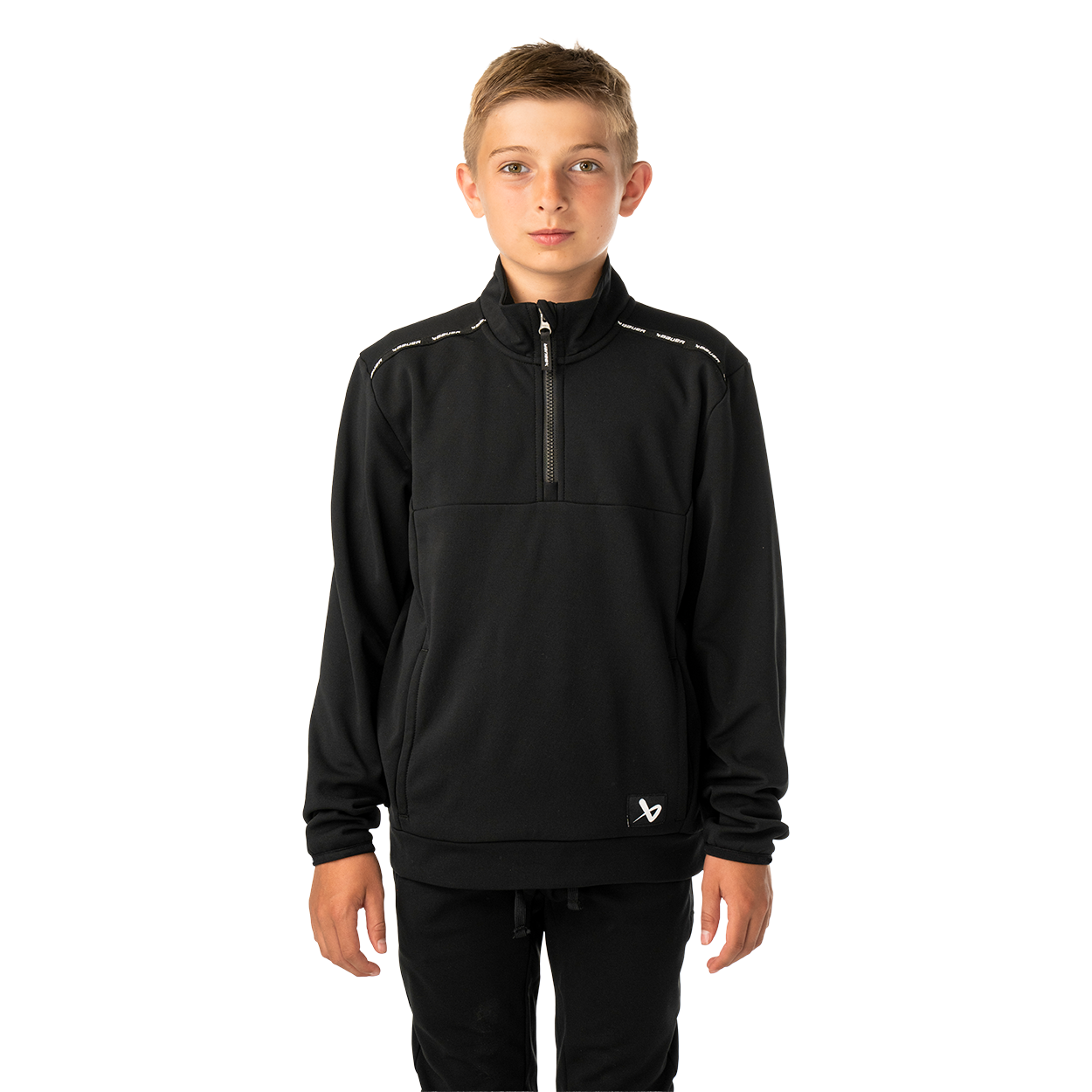 Bauer Team Fleece 1/2 Zip Top Jr S26 - 4