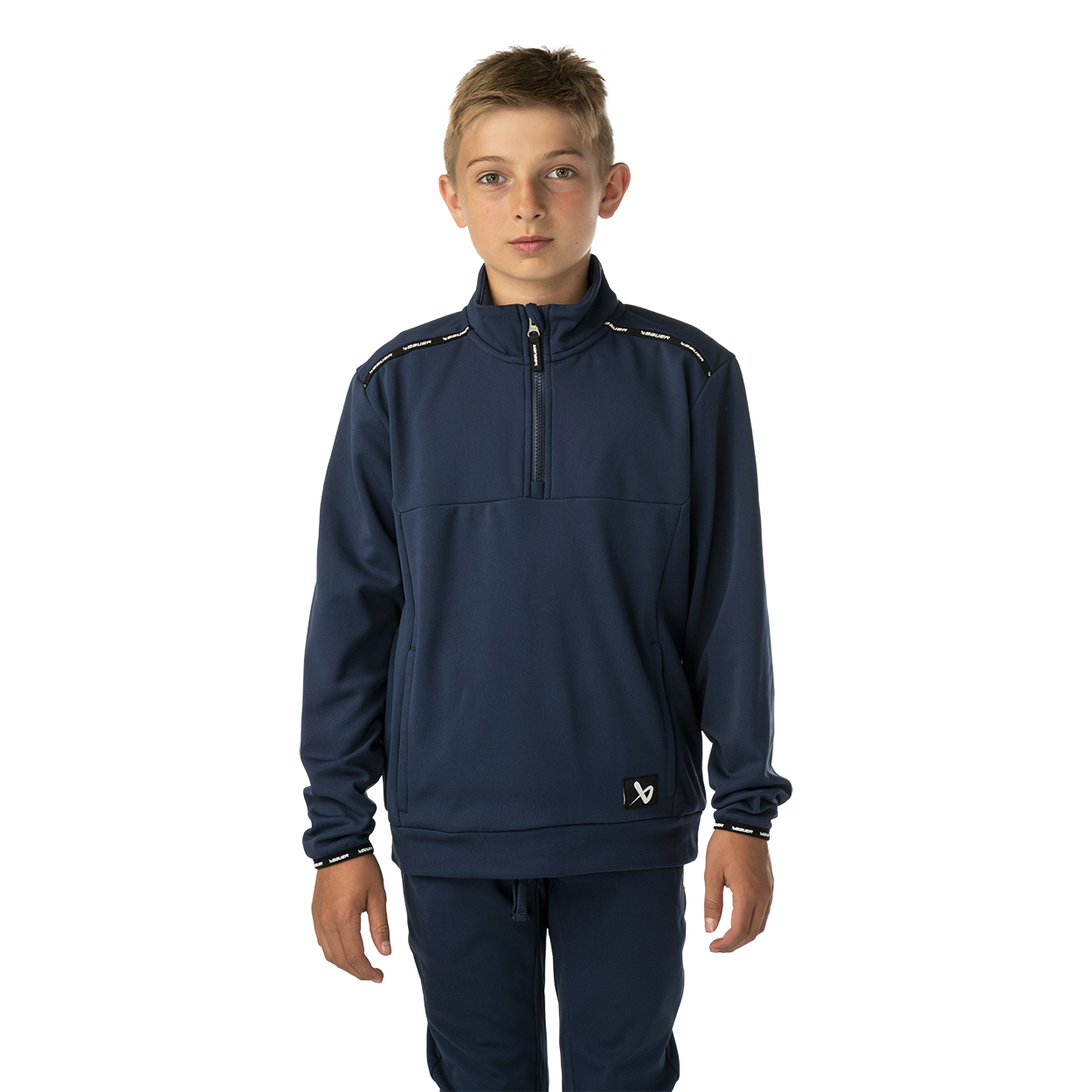 Bauer Team Fleece 1/2 Zip Top Jr S26