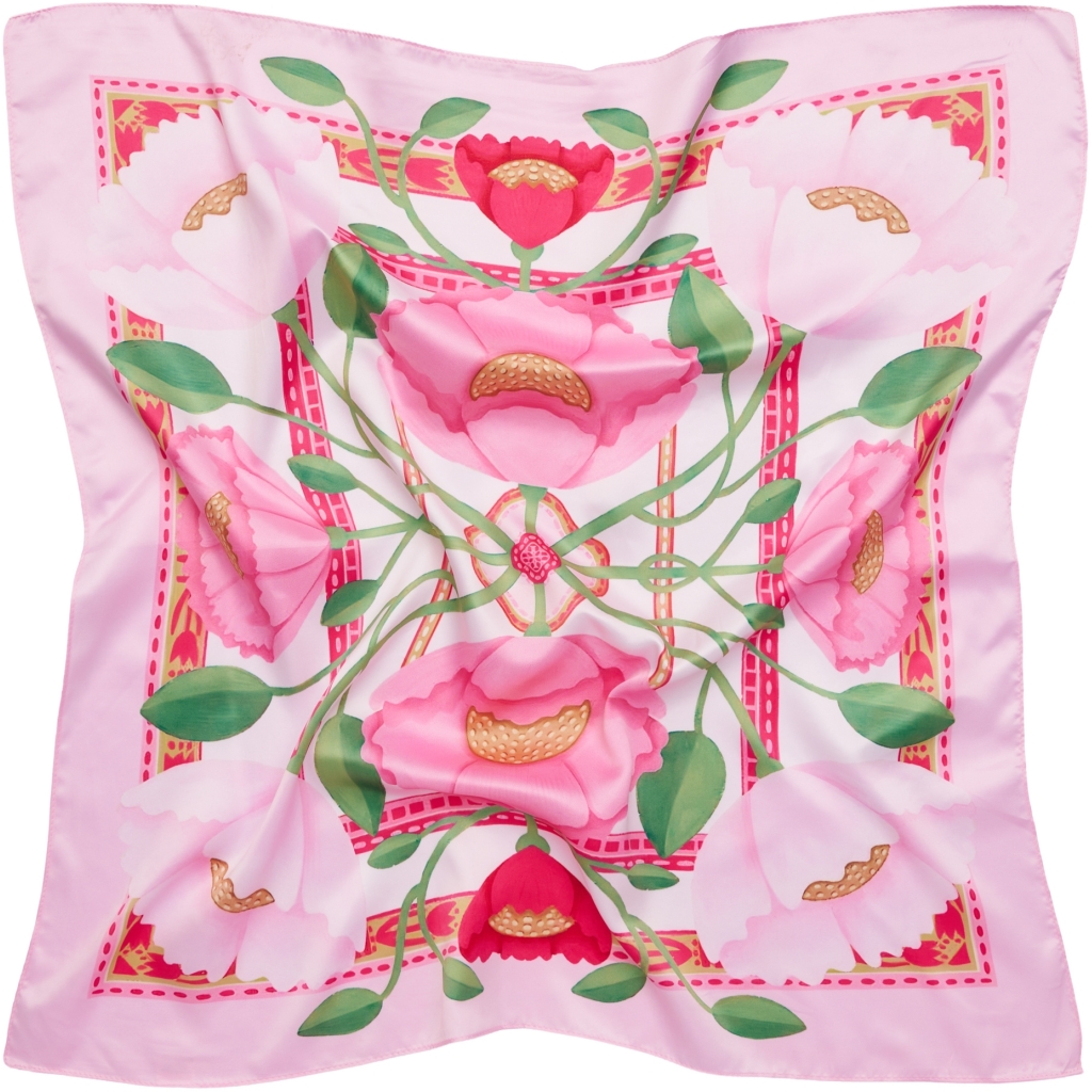 Scarves / Flower / Rosa toner 