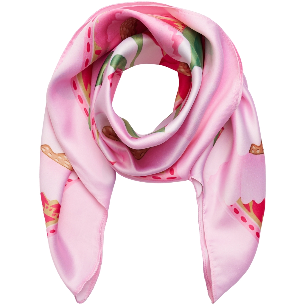 Scarves / Flower / Rosa toner 