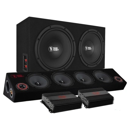 Bass Habit PL212 raggarpaket med SPL84 och slutsteg
