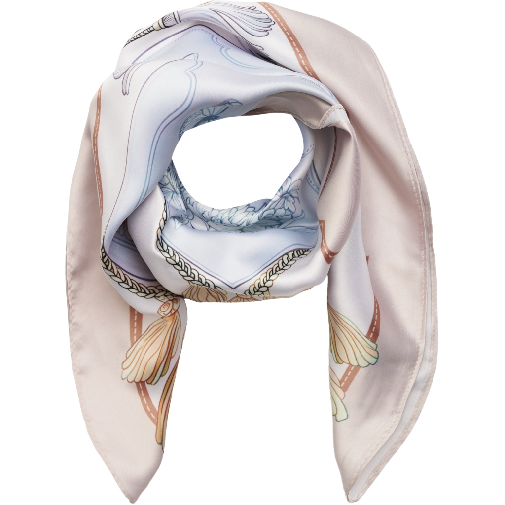 Scarves / Fjäril / Beige Ljusblå