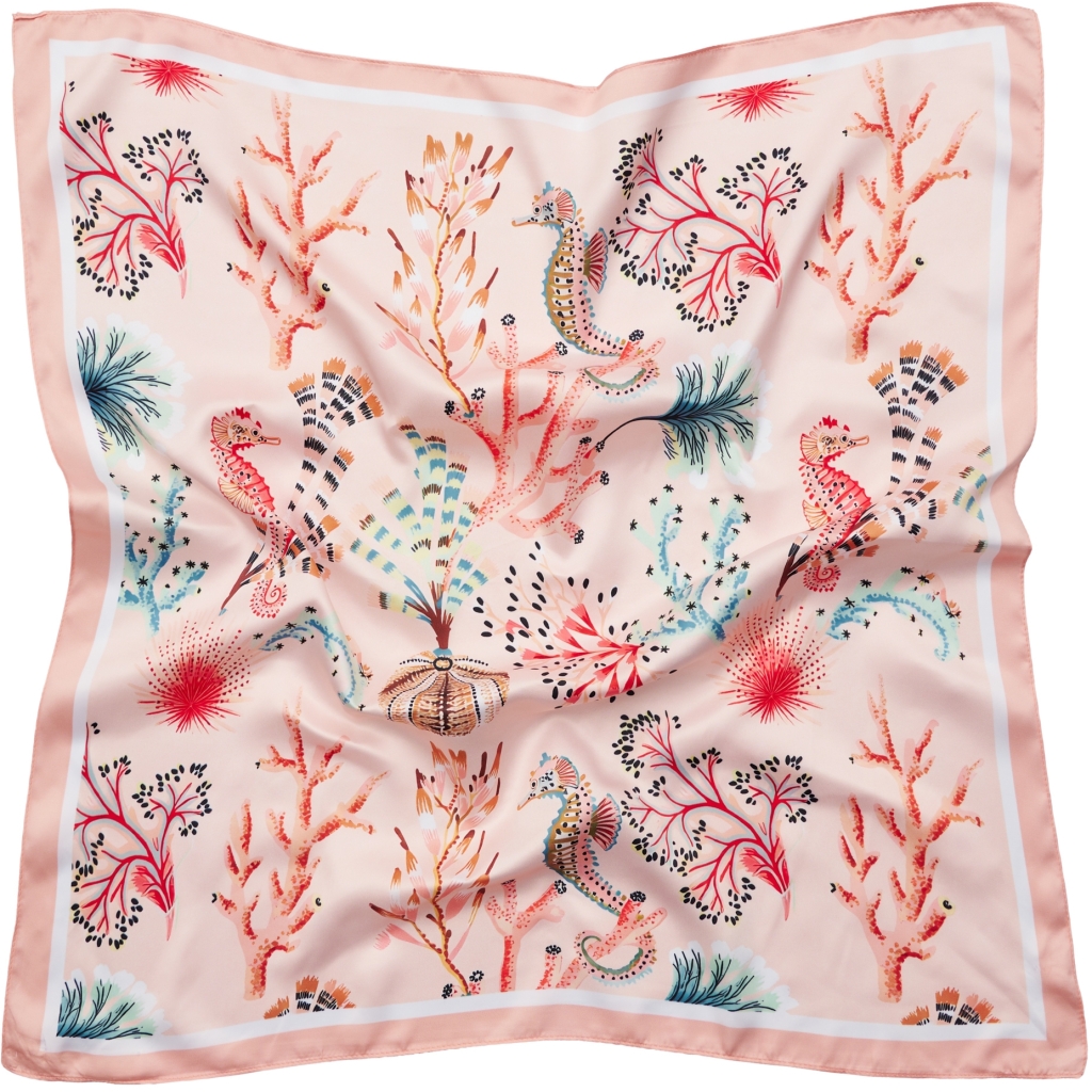Scarves / Sjöhäst / Aprikos 