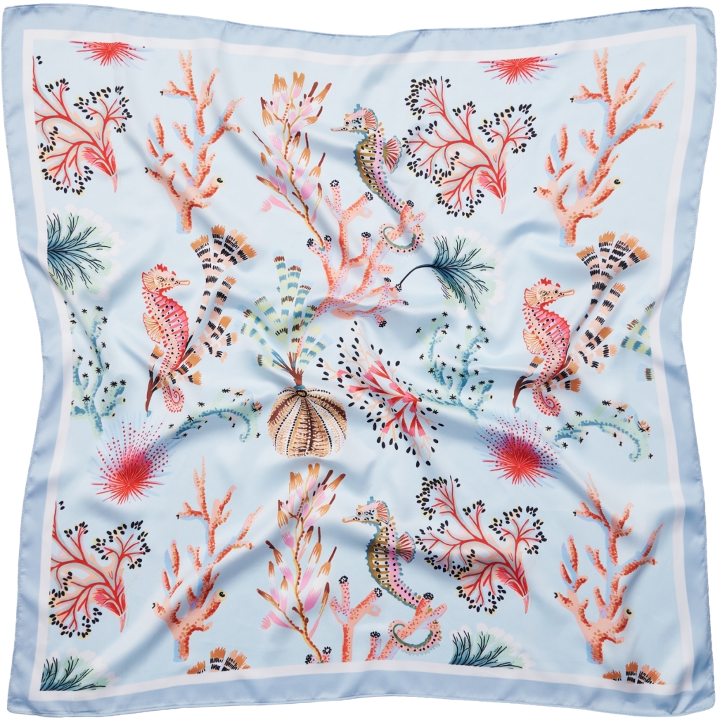 Scarves / Sjöhäst / Ljusblå