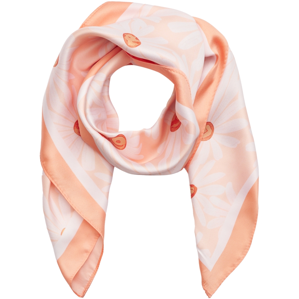 Scarves / Blommor / Orange 