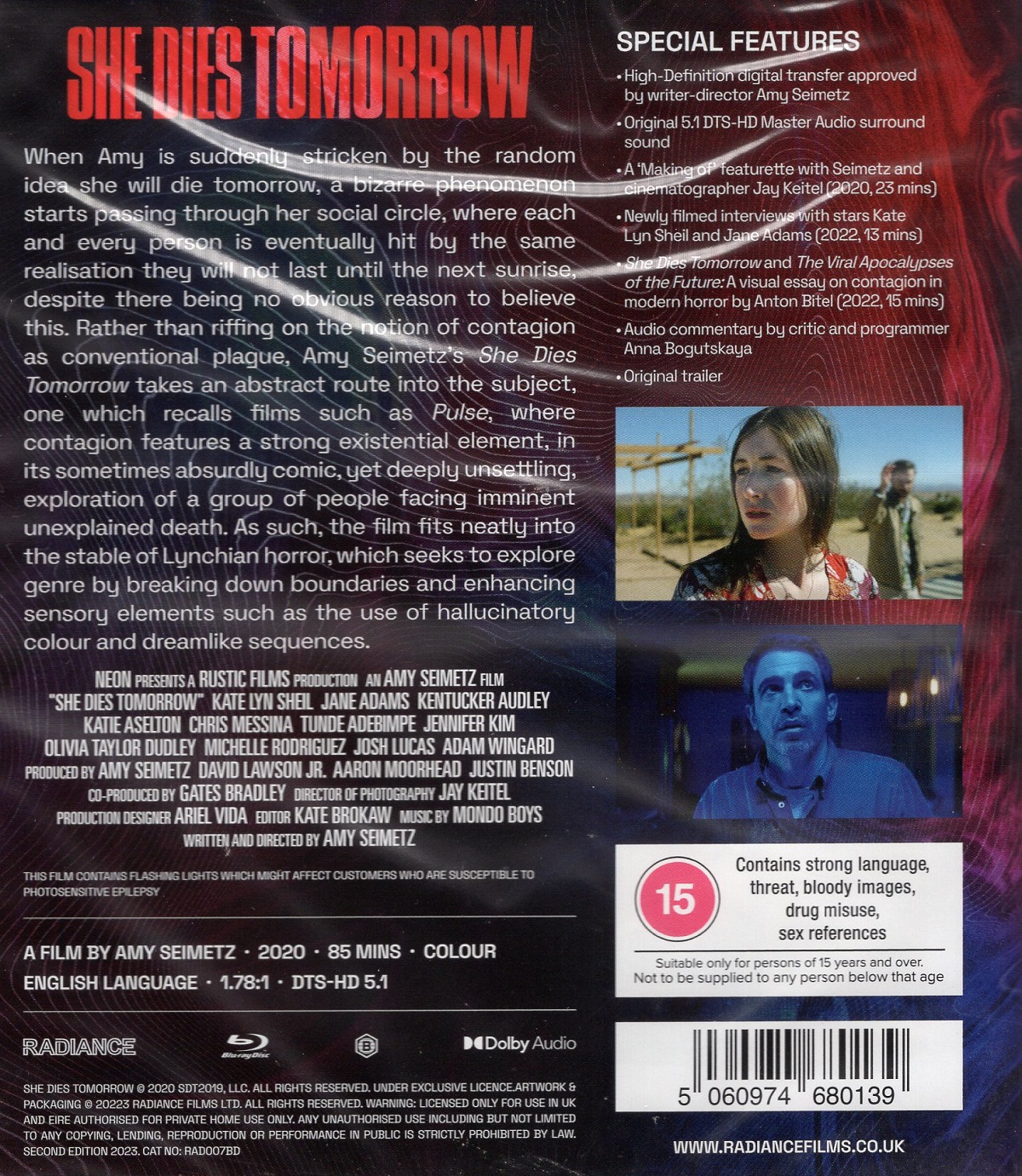 She Dies Tomorrow (ej svensk text) (Blu-ray) - 2