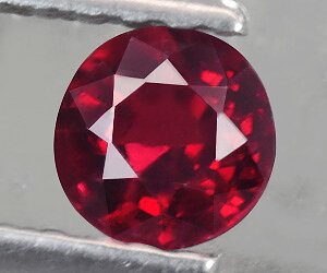 Certifierad sällsynt äkta naturlig röd spinell ädelsten ifrån Mogok, Burma