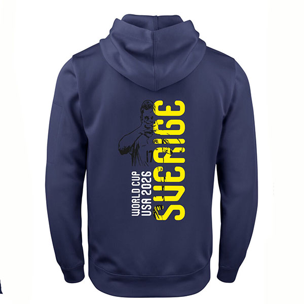 Sverige Hoody Fotbolls-VM 2026 navy - 2