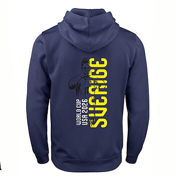 Sverige Hoody Fotbolls-VM 2026 navy