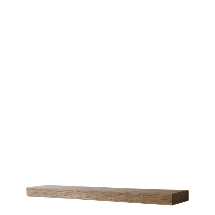 Rustik vägghylla i trä – 90 cm