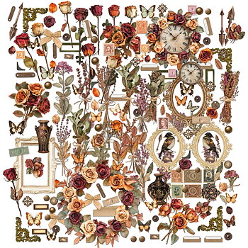 49 And Market - Nostalgic Memories - Laser Cut Florals