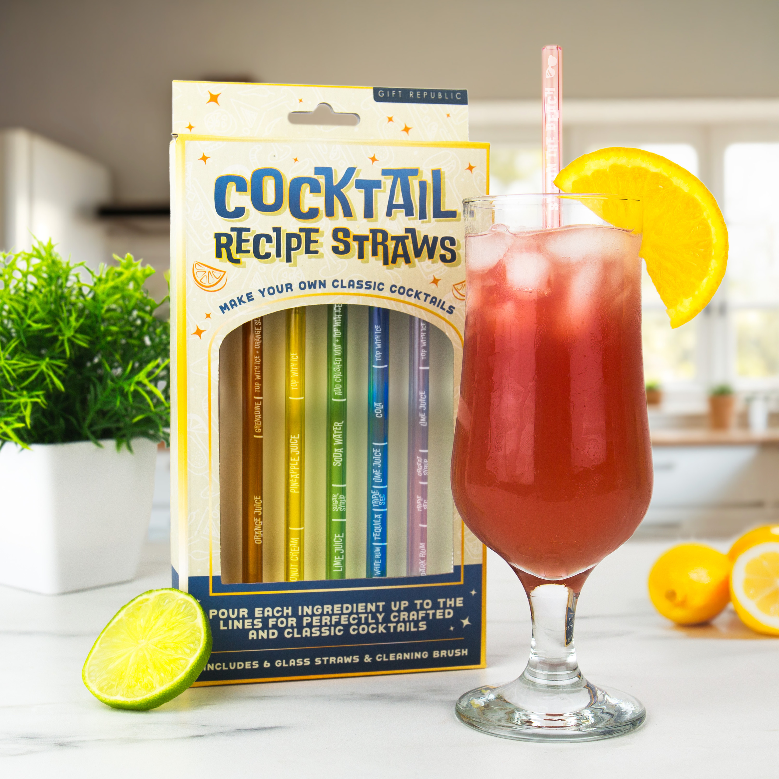 Sugrör Cocktail recept set/6 - 5