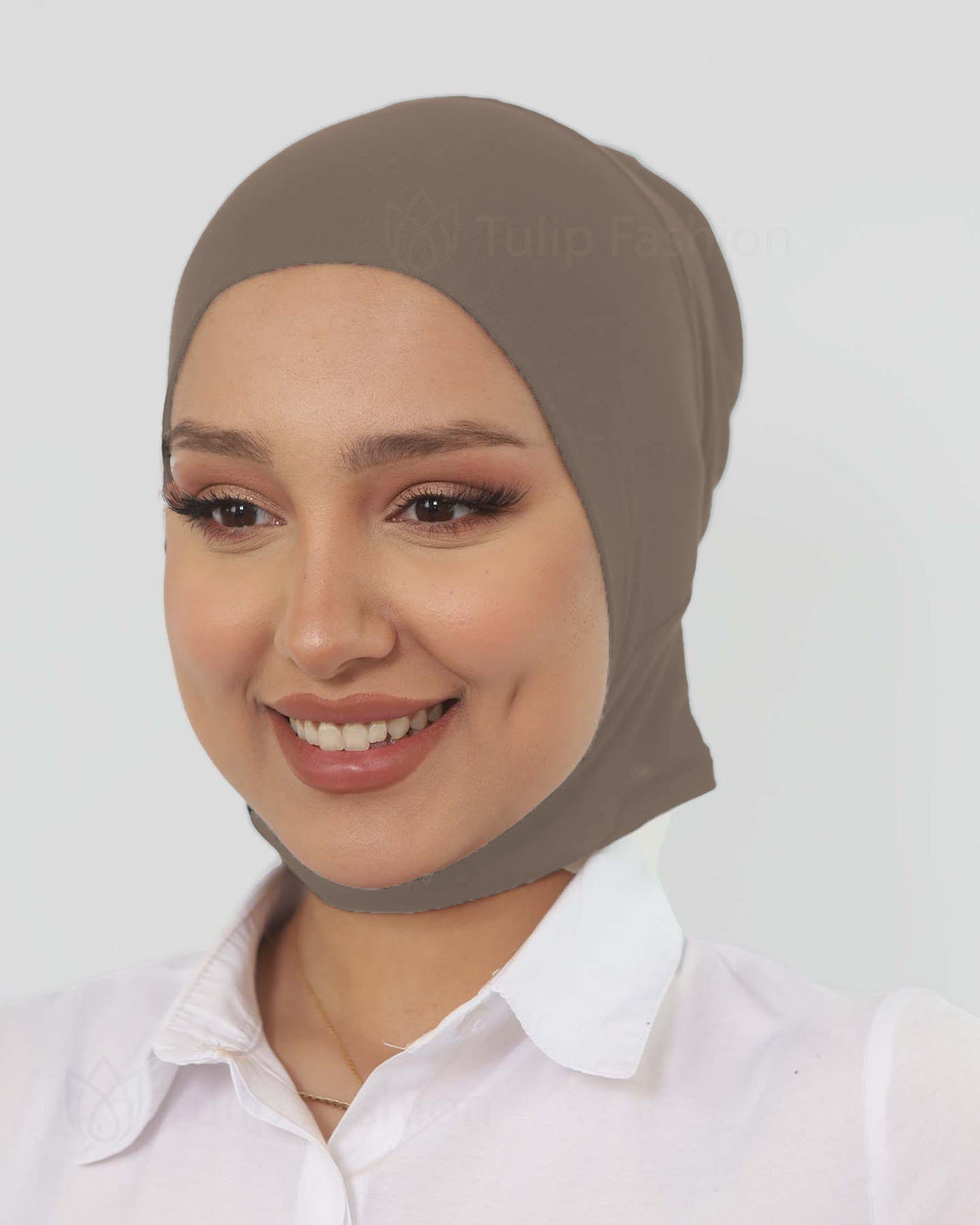 Cap - Jersey Neck Cover - Brown - 2