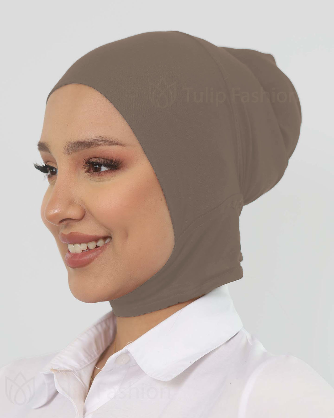 Cap - Jersey Neck Cover - Brown