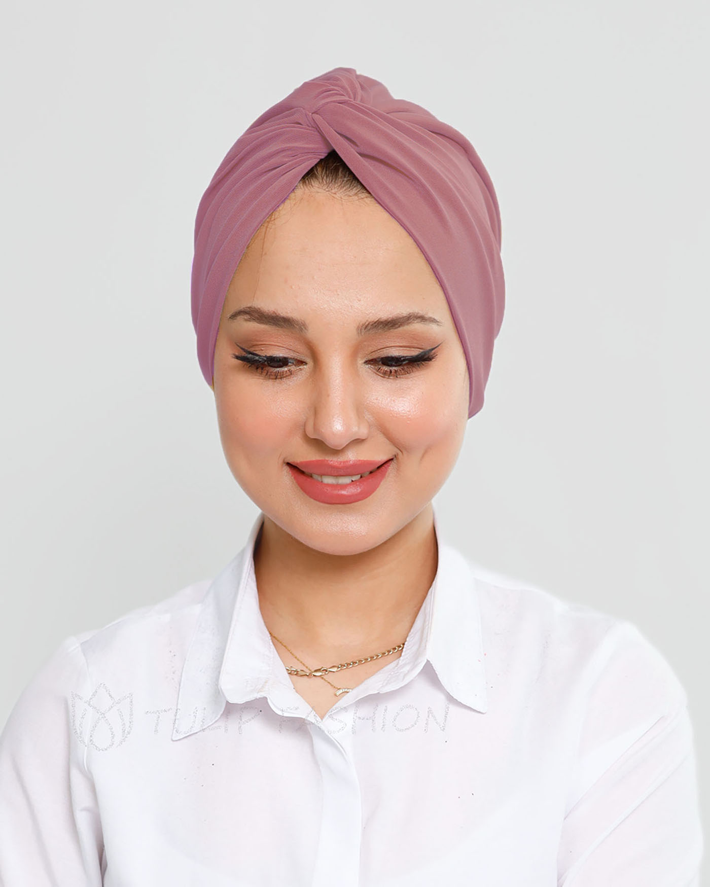 Turban - Olivine - Deep Mauve - 2