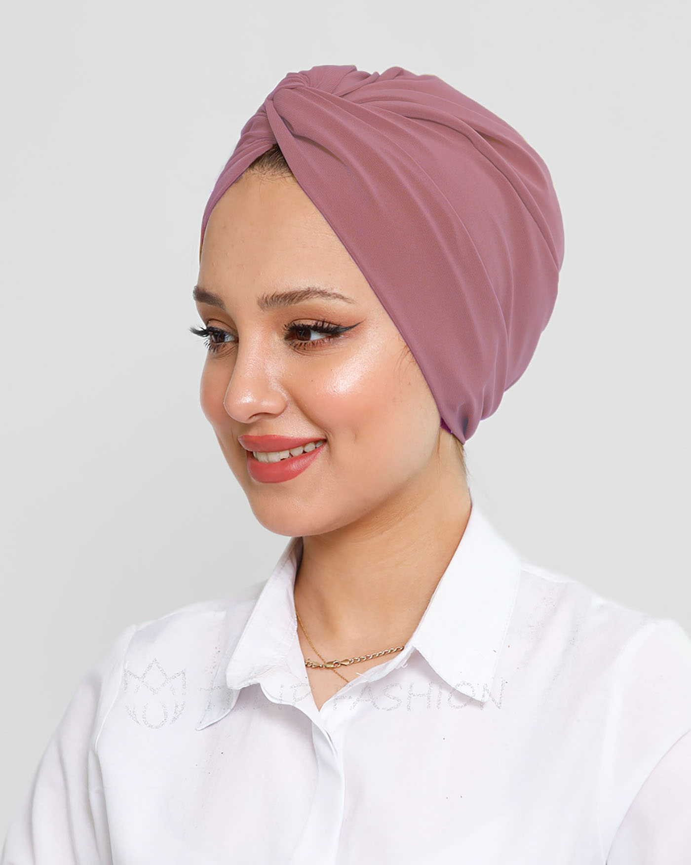 Turban - Olivine - Deep Mauve