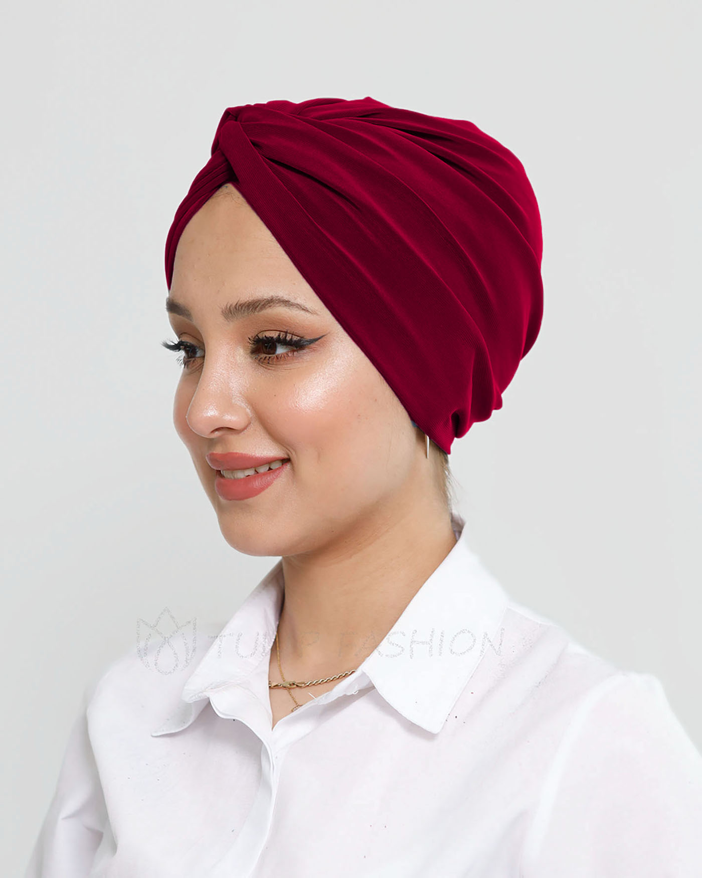 Turban - Olivine - Maroon