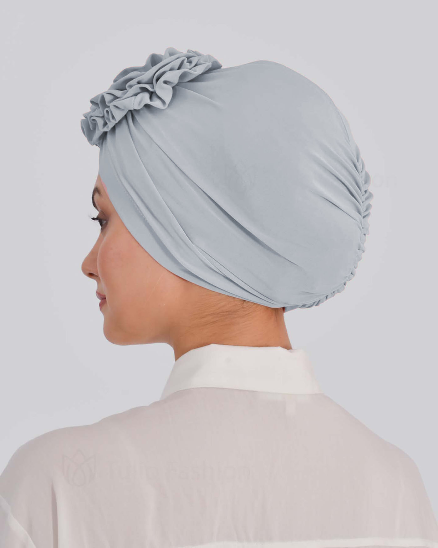 Turban - Brita - Hellgrau - 3