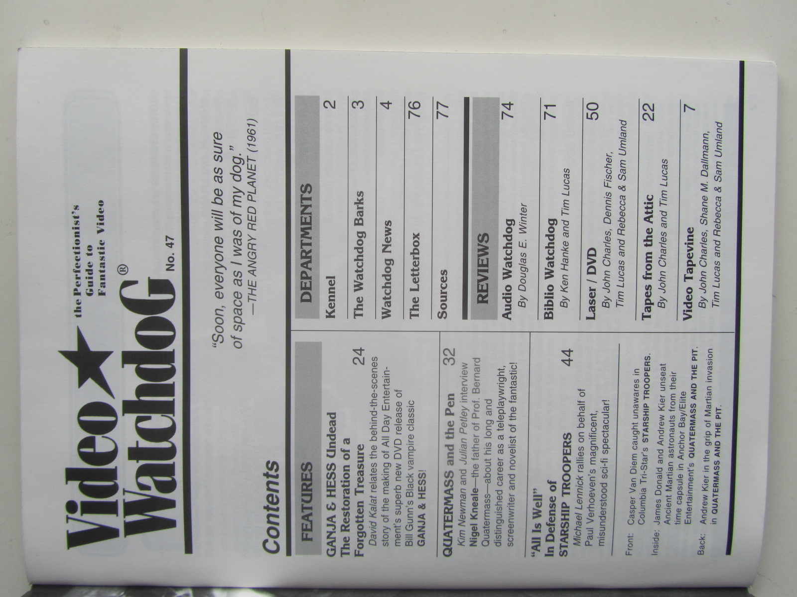 Video Watchdog 47 1998 - 2