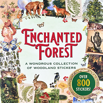 Enchanted Forest : A Wondrous Collection of Woodland Stickers - Stickersbok med mer än 800 stickers 