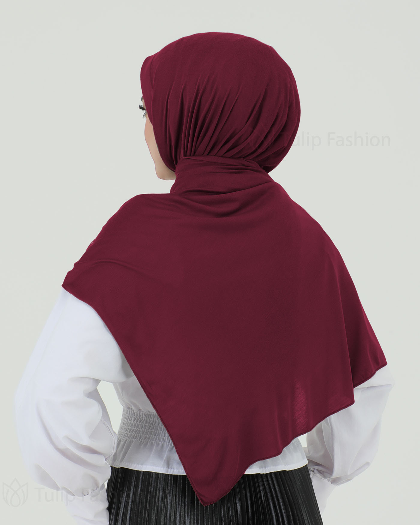 Hijab - Instant Jersey - Maroon - 4