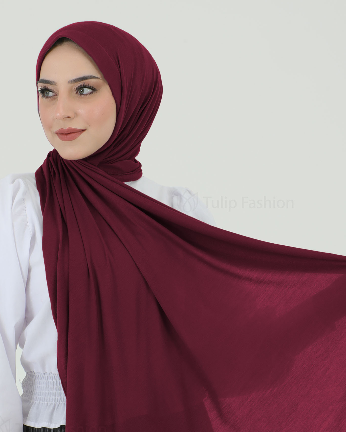 Hijab - Instant Jersey - Maroon - 2