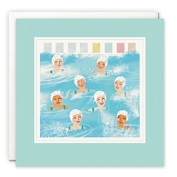 Paintworks : Synchro Smiles - kort med kuvert