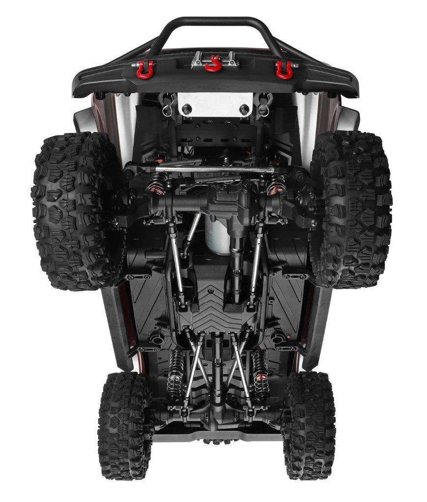 WL 104020 4WD Crawler Truck m. Vinsch 1/10 RTR Röd - 10