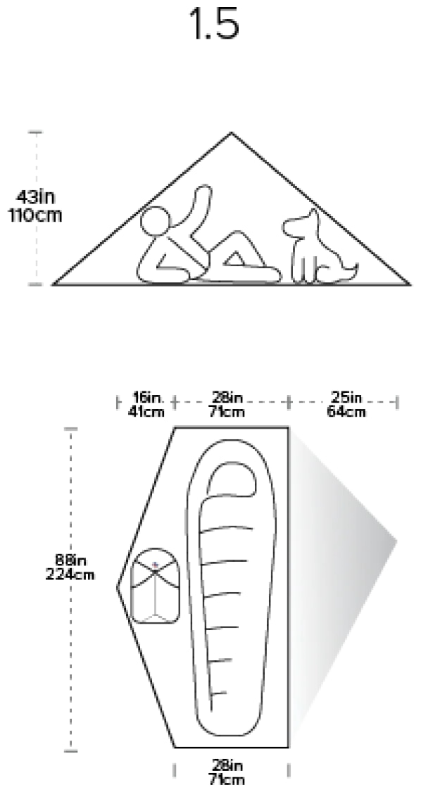 Big Agnes String Ridge VST 1,5 - 7