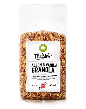Granola Hallon & Vanilj, 400g x6, EKO