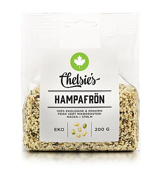 Hampafrön 200g x8, EKO