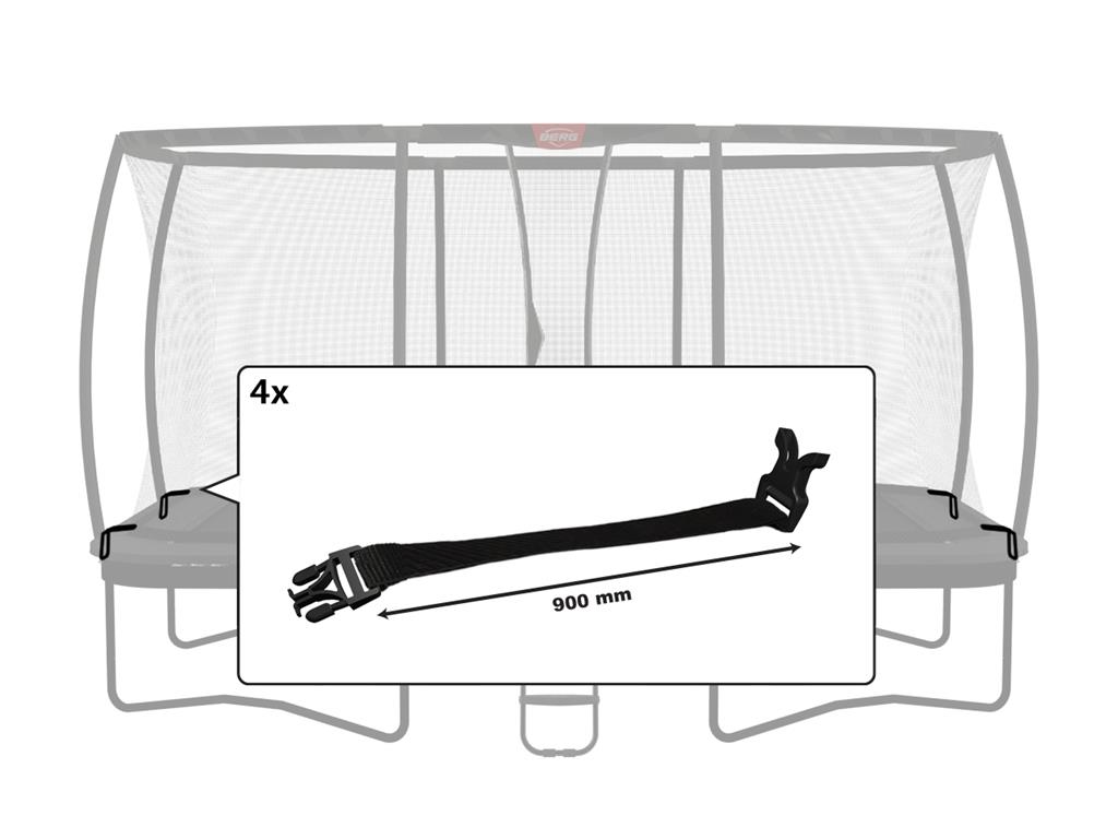 BERG Reservdel Ultim Safety Net DLX XL - Buckle (900mm) (4x)