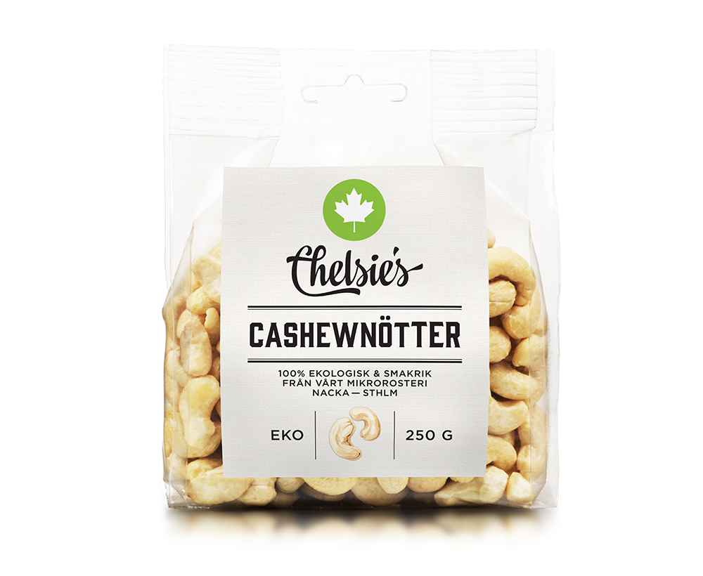 Cashewnötter 250g x8, EKO