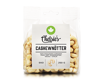 Cashewnötter 250g x8, EKO