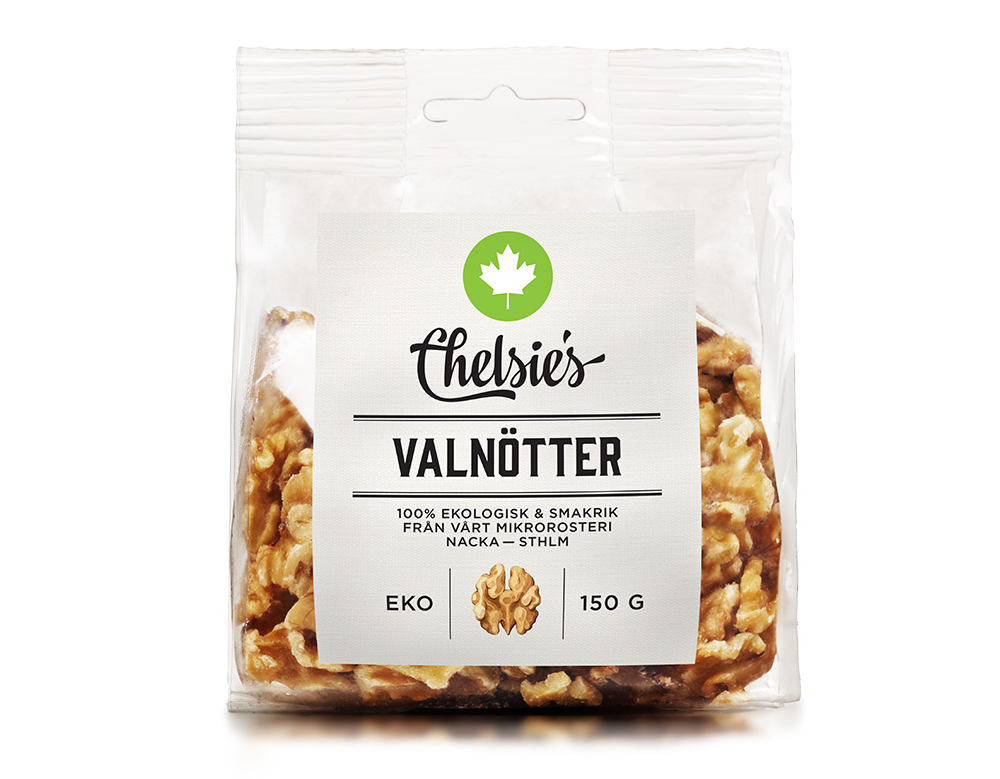 Valnötter 150g x8, EKO