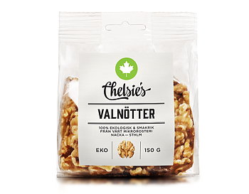 Valnötter 150g x8, EKO