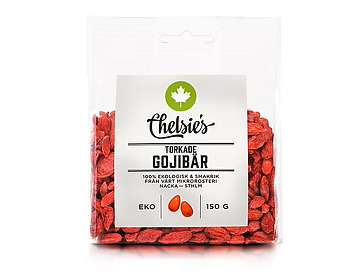 Torkade Gojibär 150 g x8, EKO