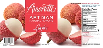 Lychee, Amoretti Artisan, 226 g