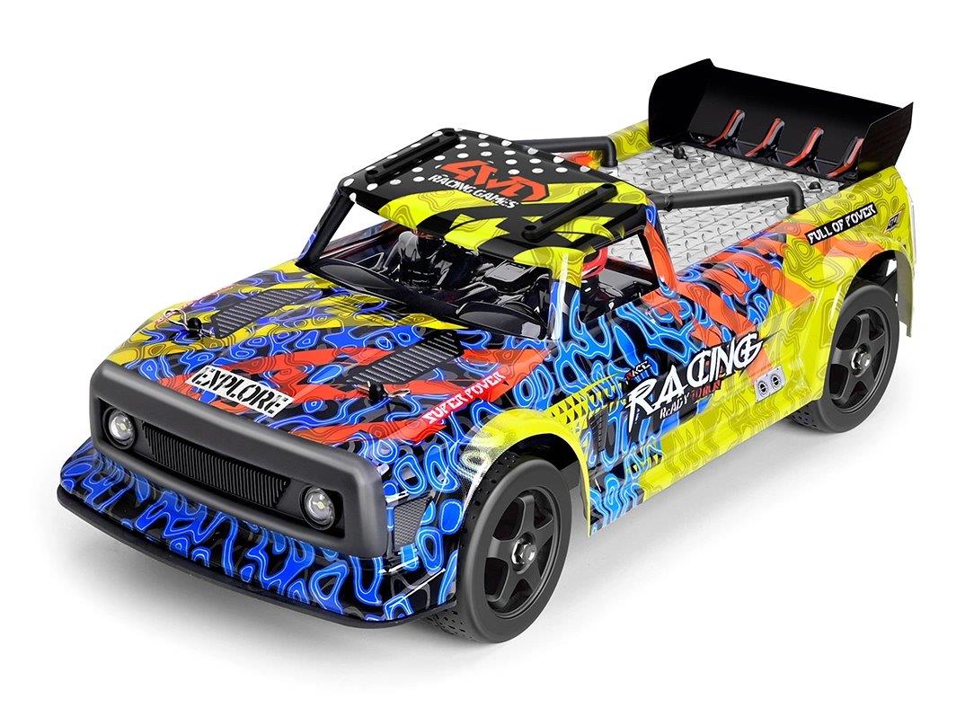 WL 124020 4WD Borstlös On-road 1/12 RTR Gul - 2