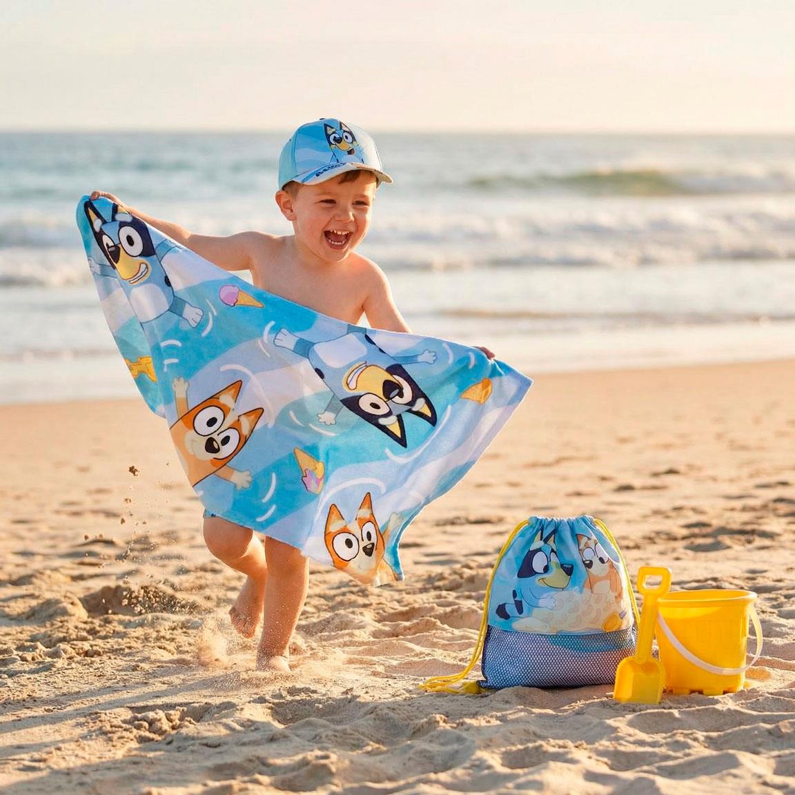 Bluey Handduk Keps Gympapåse Set - 2