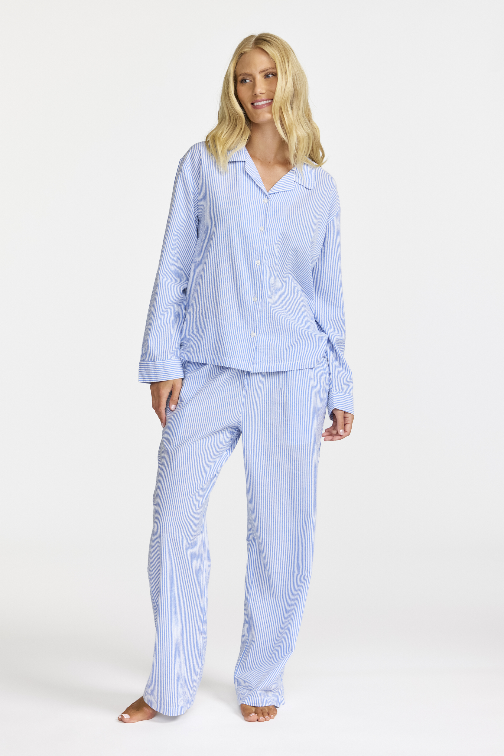 Damella 79911-640 Pyjamas  Blue stripe